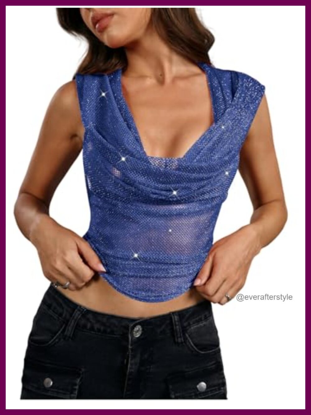 Backless Hoodie Draped Halter Crop Tank Top